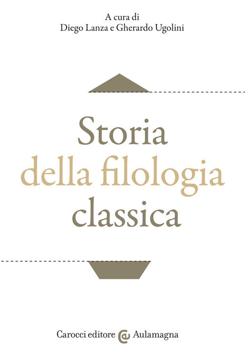 Cover of Storia della filologia classica