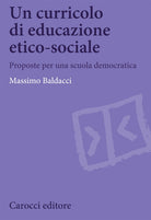 Cover of curricolo di educazione etico-sociale. Proposte per una scuola democratica