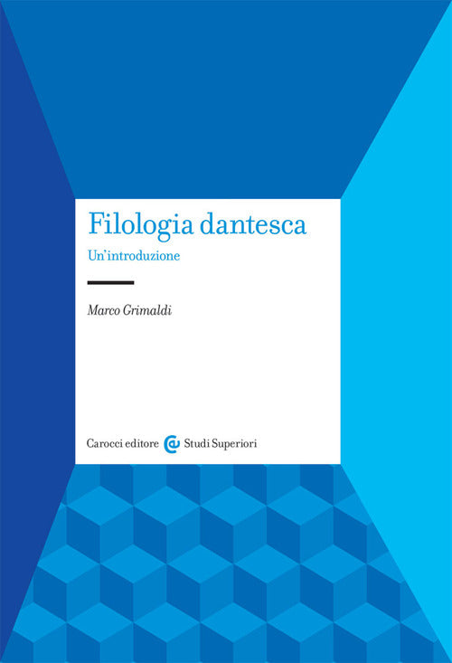 Cover of Filologia dantesca. Un'introduzione