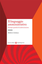 Cover of linguaggio amministrativo. Principi e pratiche di modernizzazione