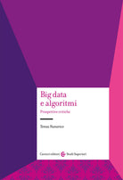 Cover of Big data e algoritmi. Prospettive critiche