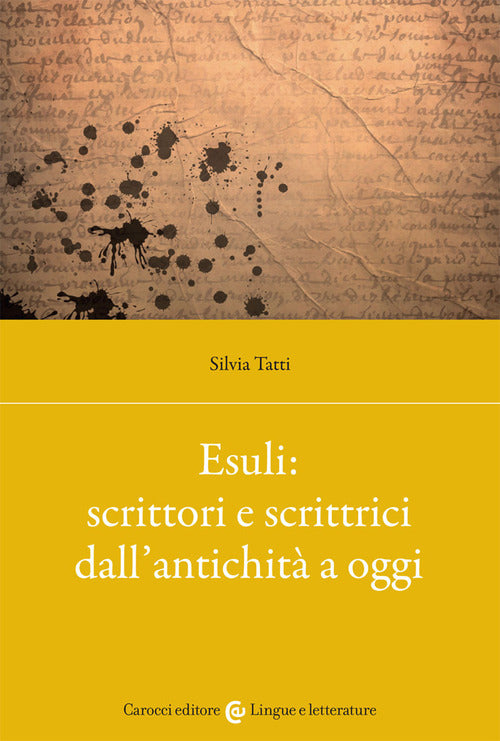 Cover of Esuli: scrittori e scrittrici dall'antichità