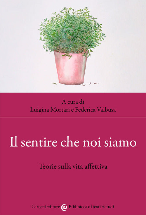 Cover of sentire che noi siamo. Teorie sulla vita affettiva