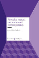 Cover of Filosofia: metodi e orientamenti contemporanei