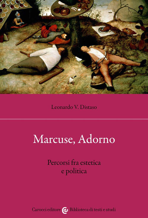 Cover of Marcuse, Adorno. Percorsi fra estetica e politica