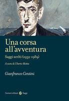 Cover of corsa all'avventura. Saggi scelti (1932-1989)