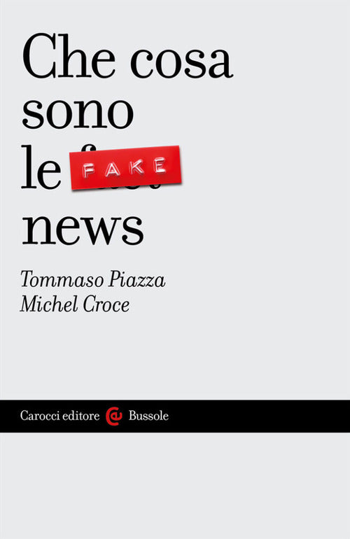 Cover of Che cosa sono le fake news