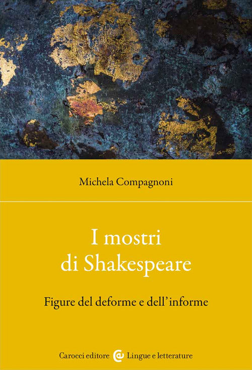 Cover of mostri di Shakespeare. Figure del deforme e dell'informe