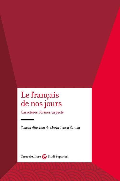 Cover of français de nos jours. Caractères, formes, aspects