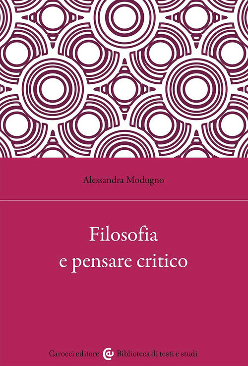 Cover of Filosofia e pensare critico