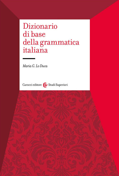 Cover of Dizionario di base della grammatica italiana