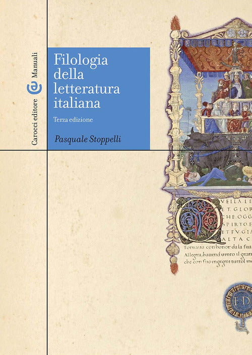 Cover of Filologia della letteratura Italiana