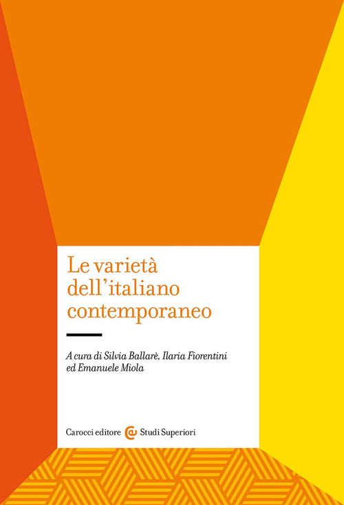 Cover of varietà dell'italiano contemporaneo