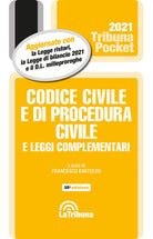 Cover of Codice civile e di procedura civile e leggi complementari 2021