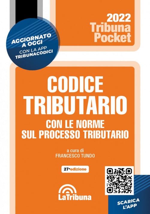 Cover of Codice tributario con le norme sul processo tributario