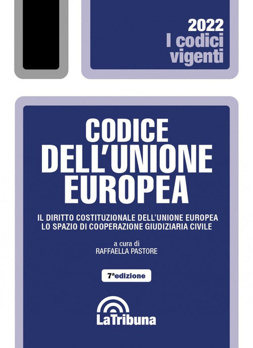 Cover of Codice dell'Unione Europea
