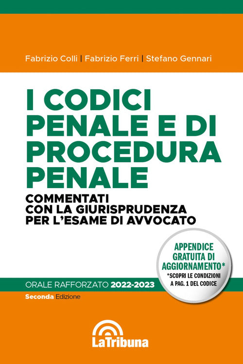Cover of codici penale e di procedura penale commentati con la giurisprudenza per l'esame di avvocato. Orale rafforzato 2022-2023