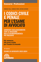 Cover of codici civile e penale. Per l'esame di avvocato
