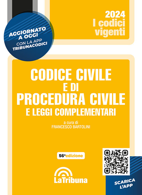 Cover of Codice civile e di procedura civile e leggi complementari