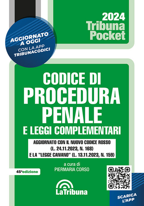 Cover of Codice di procedura penale e leggi complementari