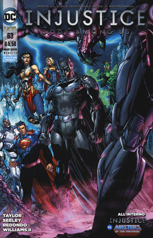 Cover of Injustice. Gods among us