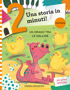 Cover of drago tra le galline. Prime letture. Stampatello maiuscolo