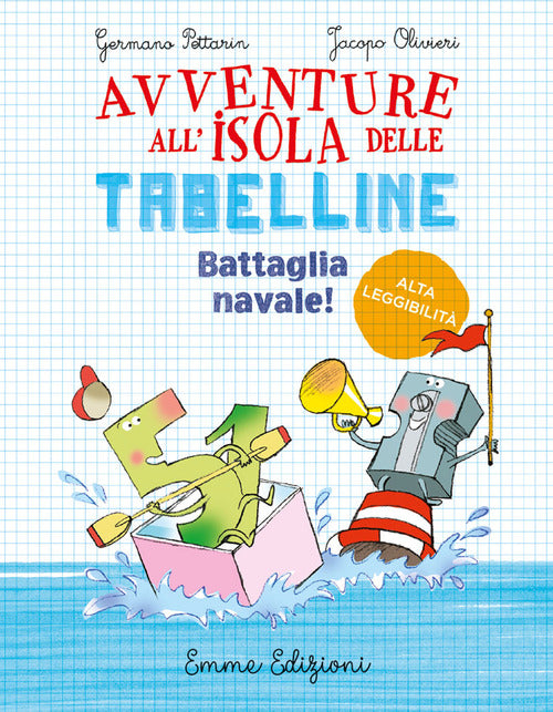 Cover of Battaglia navale! Avventura all'isola delle tabelline