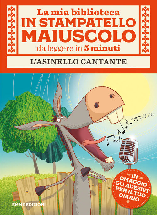 Cover of asinello cantante. Stampatello maiuscolo