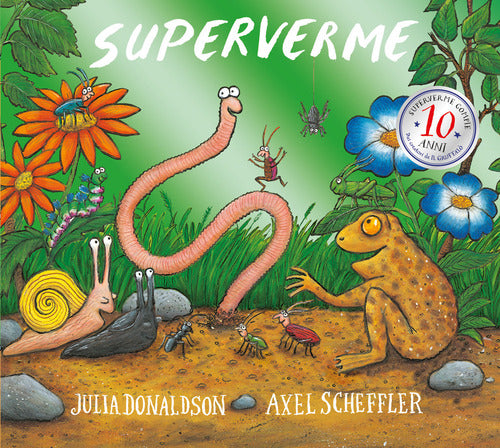 Cover of Superverme. 10 anni. Ediz. a colori. Ediz. deluxe