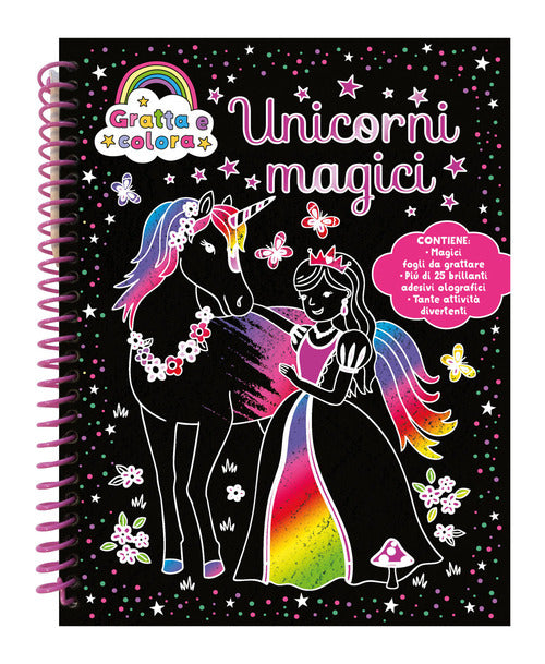 Cover of Unicorni magici. Gratta e colora