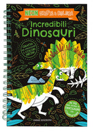 Incredibili dinosauri. Neon gratta e colora