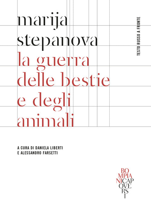 Cover of guerra delle belve e degli animali. Testo russo a fronte