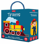 Cover of Trains. Q-box