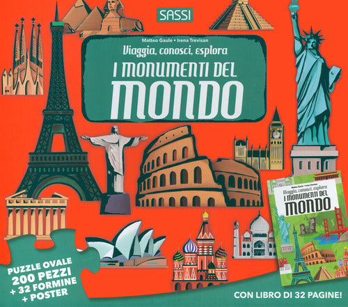 Cover of Monumenti del mondo. Viaggia, conosci, esplora