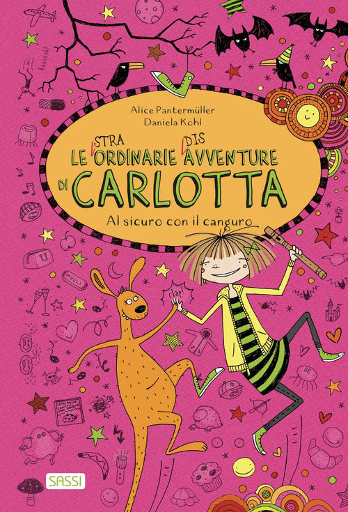 Cover of Al sicuro con il canguro. Le (stra)ordinarie (dis)avventure di Carlotta