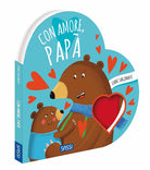 Cover of Con amore, papà. Libri sagomati