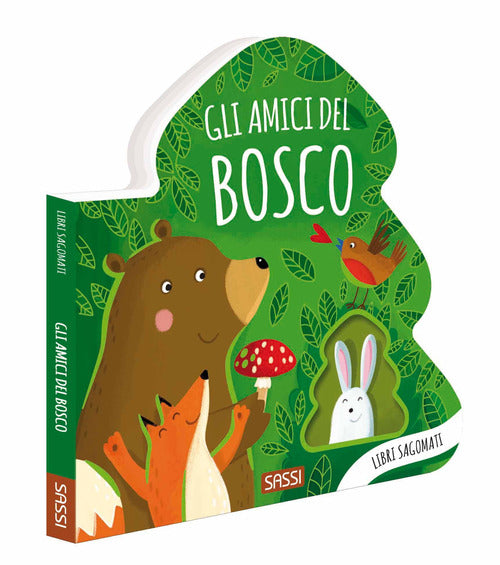 Cover of amici del bosco. Libri sagomati