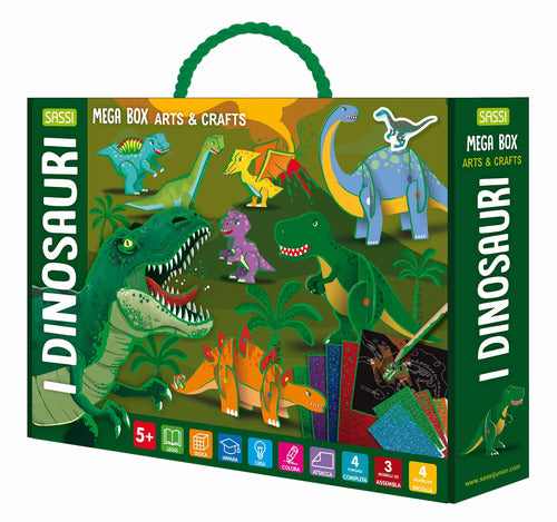 Cover of dinosauri. Mega box arts & crafts