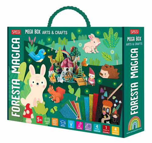 Cover of foresta magica. Mega box arts & crafts