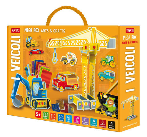 Veicoli. Mega box arts & crafts