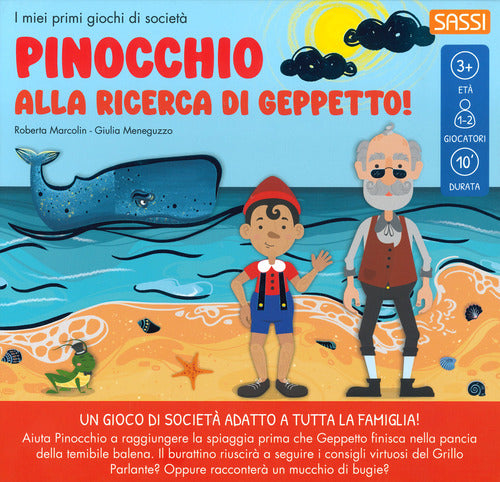 Cover of Pinocchio. Alla ricerca di Geppetto. I miei primi giochi di società