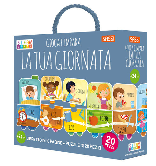 Gioca e impara. La tua giornata. Steam puzzle