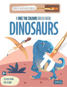 Dinosaurs. A free the colours brush book