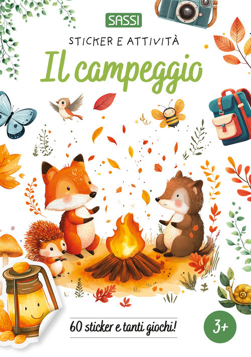 Il campeggio. Sticker e attivit