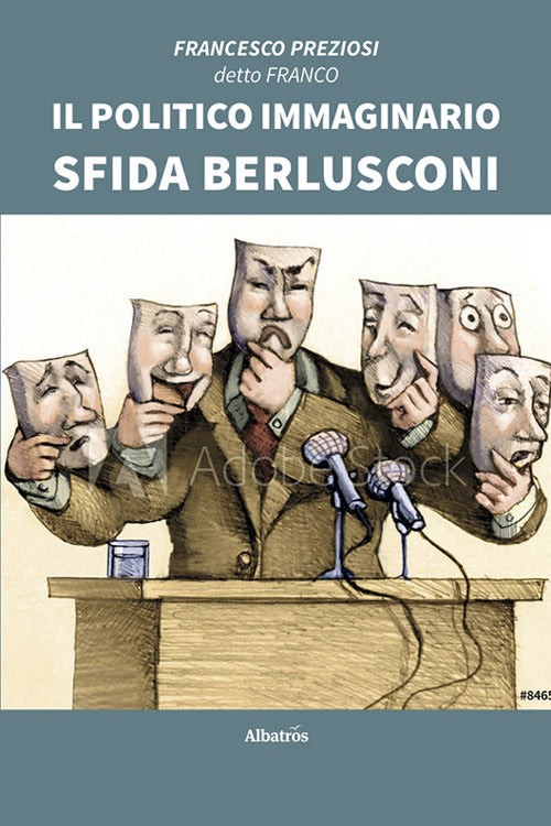 Cover of politico immaginario sfida Berlusconi