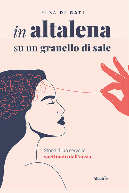 Cover of In altalena su un granello di sale. Storia di un cervello spettinato dall’ansia