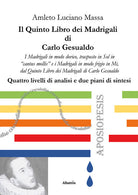 Cover of quinto libro dei Madrigali di Carlo Gesualdo