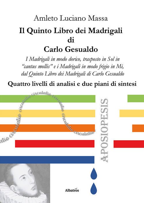 Cover of quinto libro dei Madrigali di Carlo Gesualdo