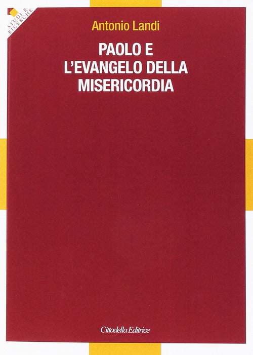 Cover of Paolo e l'evangelo della misericordia