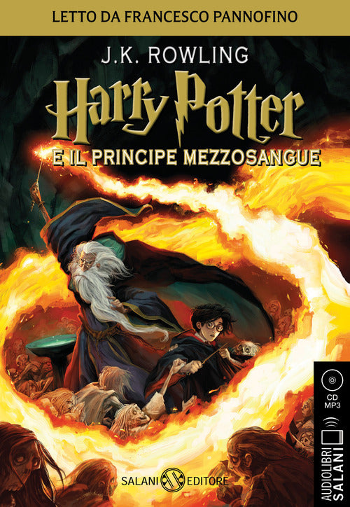 Cover of Harry Potter e il Principe Mezzosangue letto da Francesco Pannofino. Audiolibro. CD Audio formato MP3